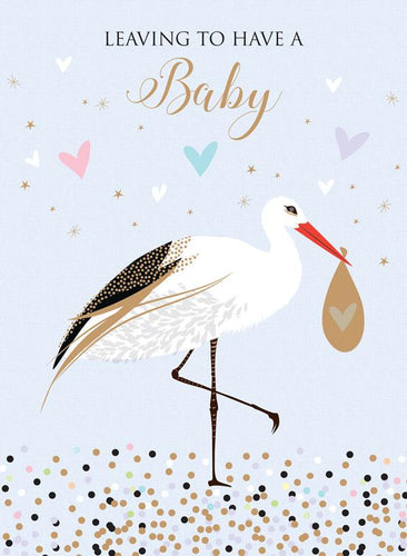 Leaving Baby, Bird & Bag [XL Card]