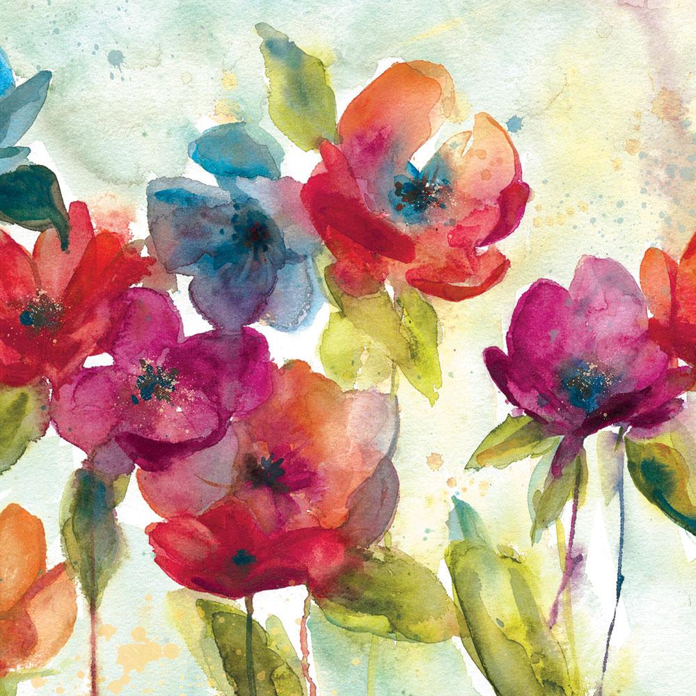 Watercolour Poppies