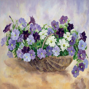 Pansies in Basket