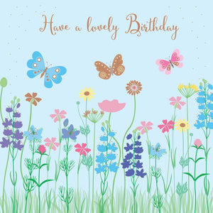Butterfly and Flowers