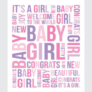 New Baby Text pink