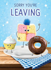 Leaving, Cakes [XL Card]