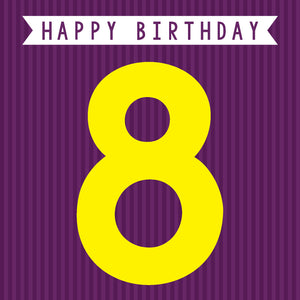 Age 8 Purple
