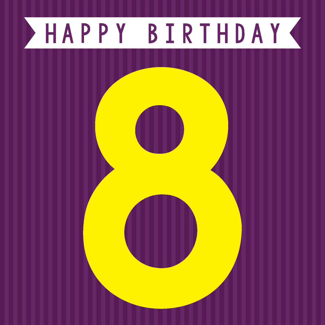 Age 8 Purple