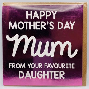 From your favourite Daughter