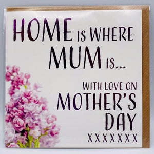 Home is where Mum is