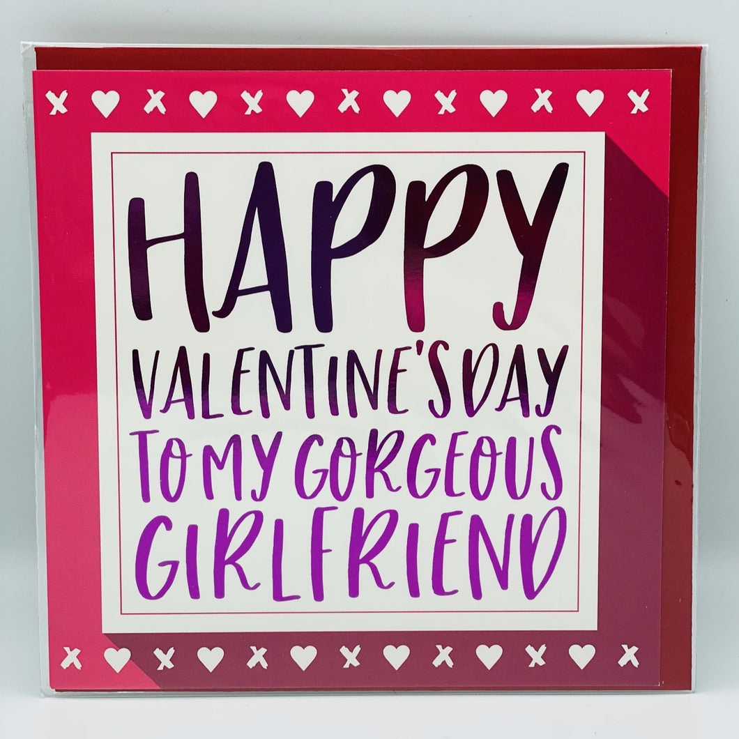 To my gorgeous girlfriend