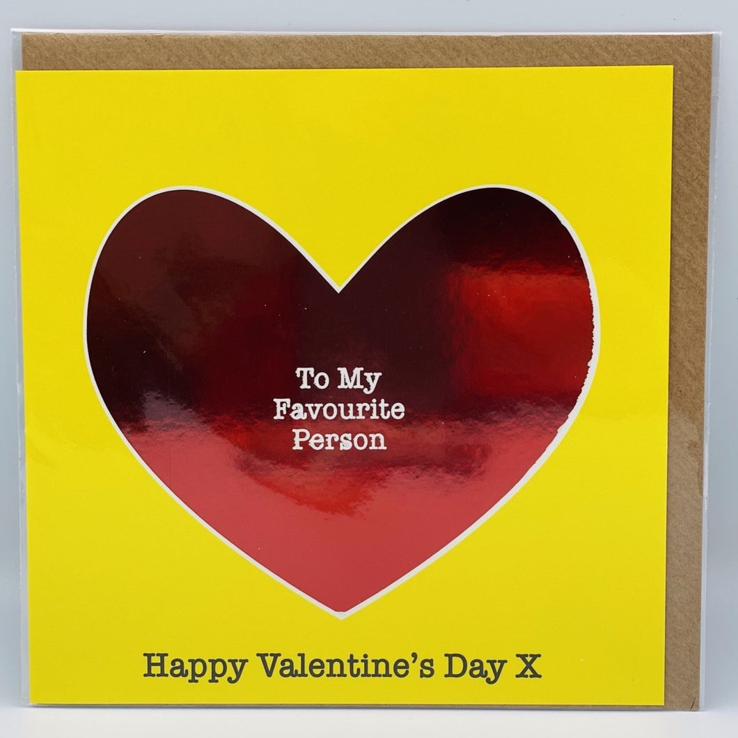 To my favourite person