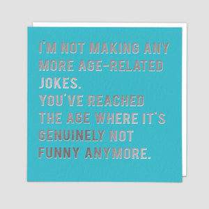 NOT FUNNY