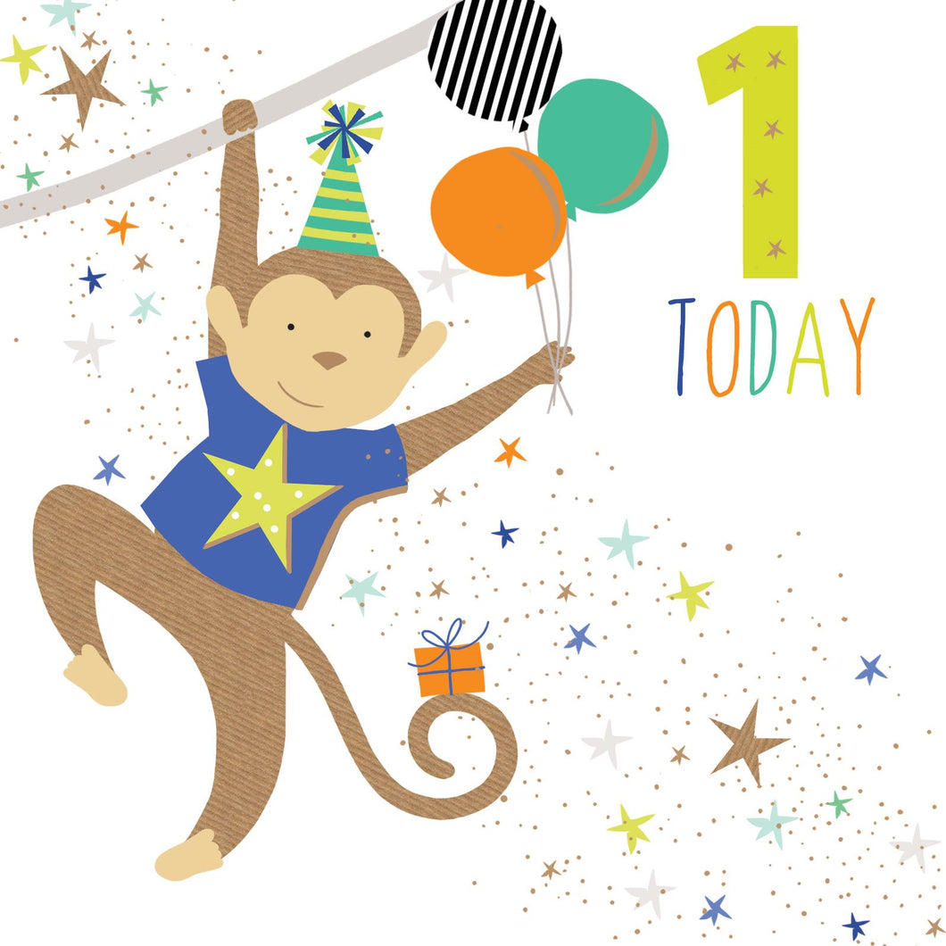 1 Today Monkey Card