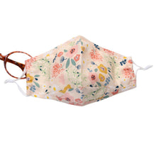 Load image into Gallery viewer, Cotton Face Mask:Butterscotch Floral