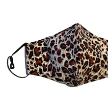 Load image into Gallery viewer, Cotton Face Mask:Leopard Print