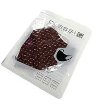 Load image into Gallery viewer, Cotton Face Mask : Brown Double Polka Dot
