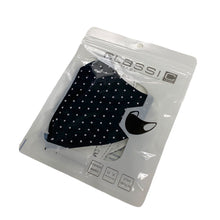 Load image into Gallery viewer, Cotton Face Mask : Black Polka Dot