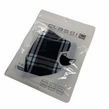 Load image into Gallery viewer, Cotton Face Mask : Black and White Plaid
