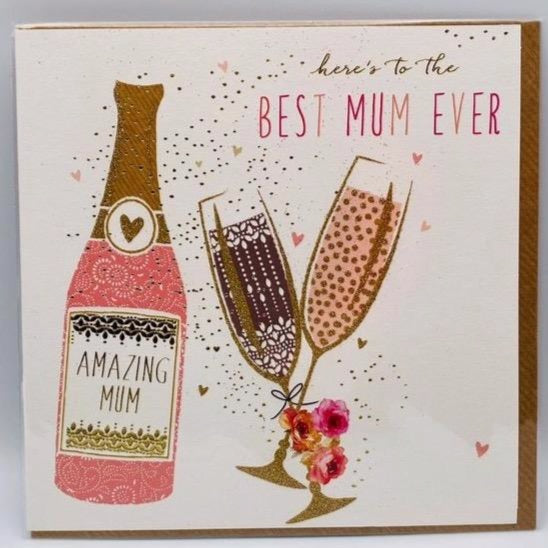 Best Mum champagne
