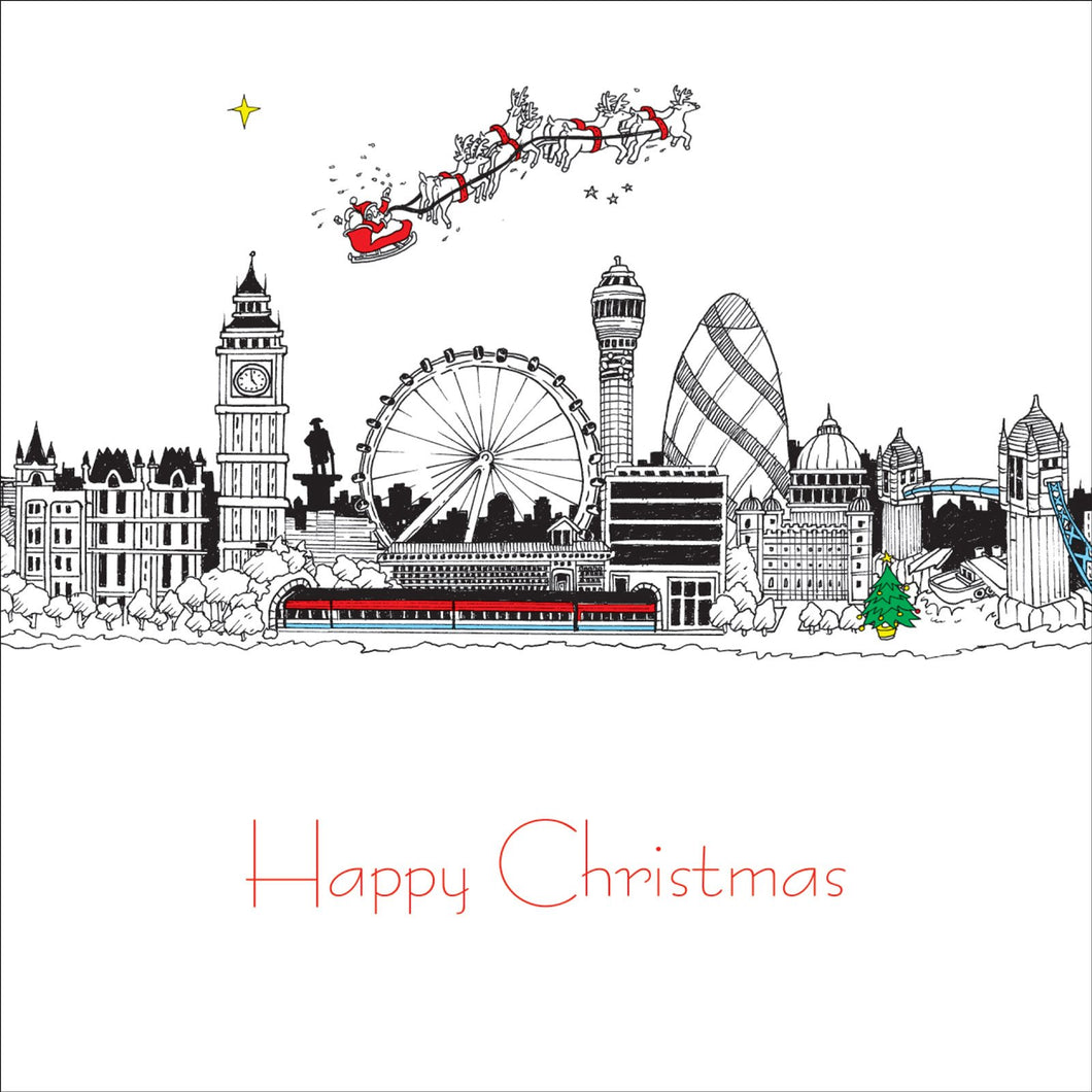 London Skyline at Christmas