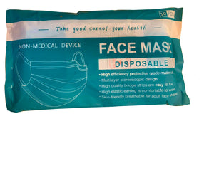 Disposable face masks: Pack of 10